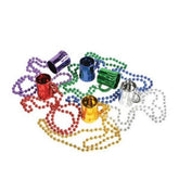 Metallic Beer Mug  Beaded Necklace In Bulk